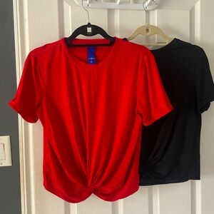 Kit and Ace front knot Tshirts